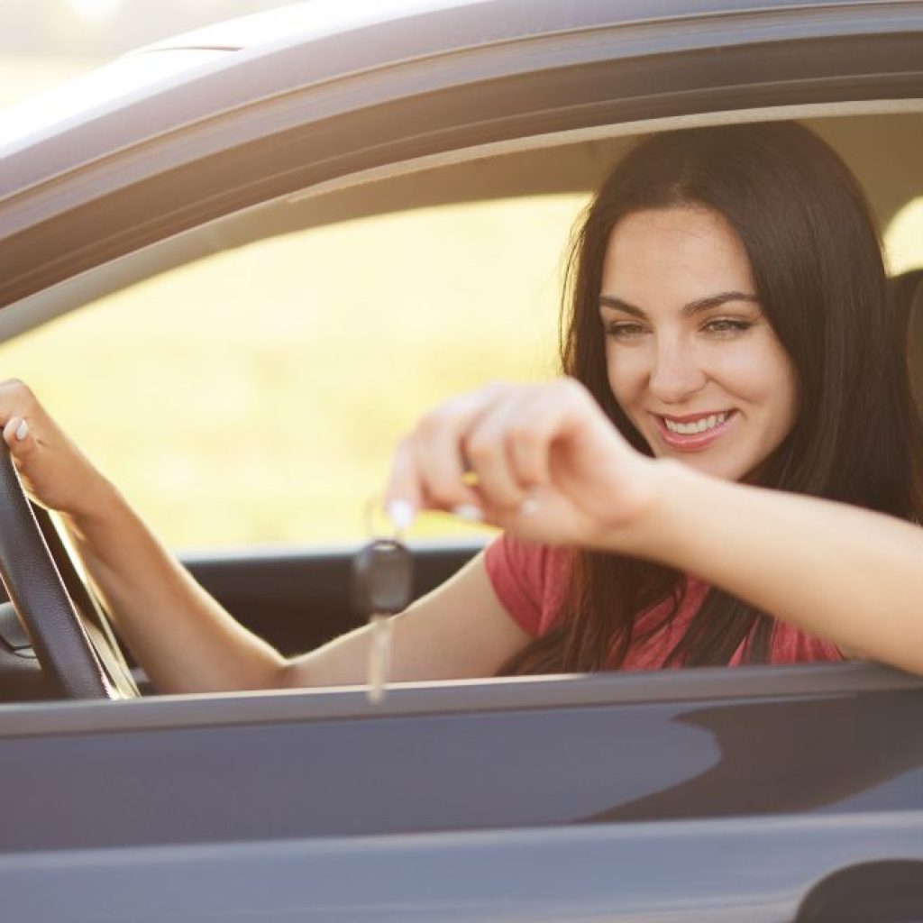 Having passed the Driving Test in Euless, a girl is now officially licensed to drive